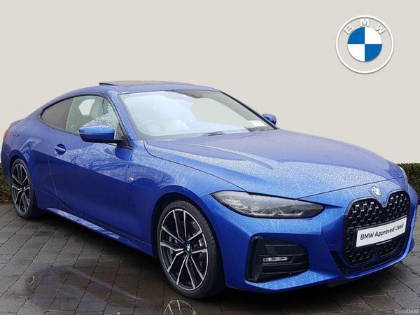 BMW 4-Series Coupe, Petrol, 2024, Blue