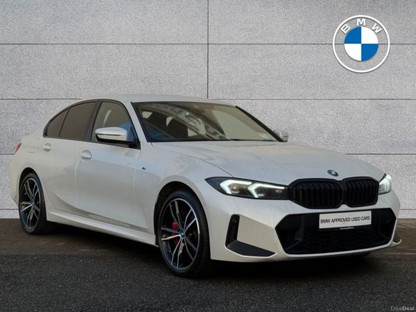 BMW 3-Series Saloon, Petrol Plug-in Hybrid, 2024, White