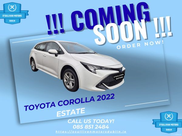 Toyota Corolla Estate, Petrol Hybrid, 2022, White