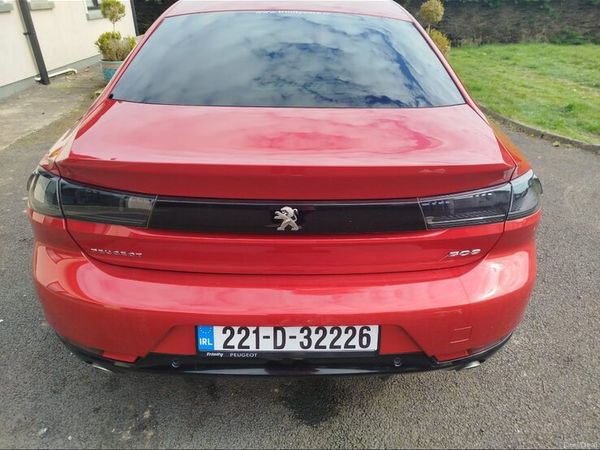 Peugeot 508 Hatchback, Petrol Plug-in Hybrid, 2022, Red