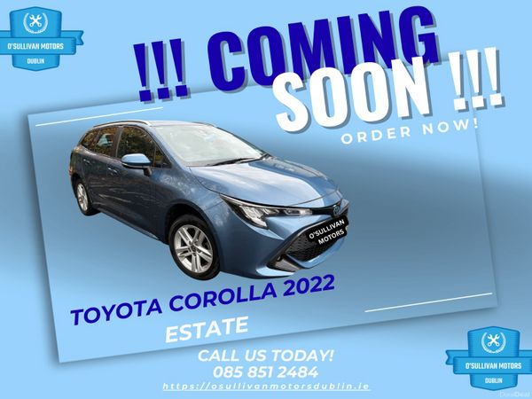Toyota Corolla Estate, Petrol Hybrid, 2022, Blue