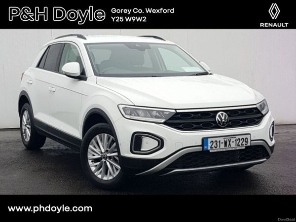 Volkswagen T-Roc SUV, Petrol, 2023, White