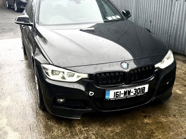 BMW 3-Series Saloon, Petrol Plug-in Hybrid, 2016, Black