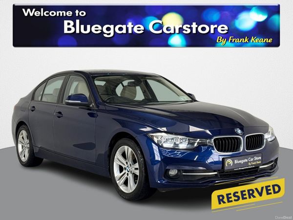 BMW 3-Series Saloon, Diesel, 2016, Blue