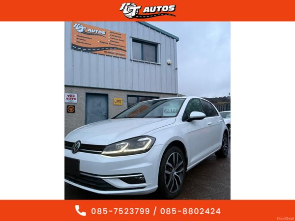 Volkswagen Golf Hatchback, Petrol, 2019, White