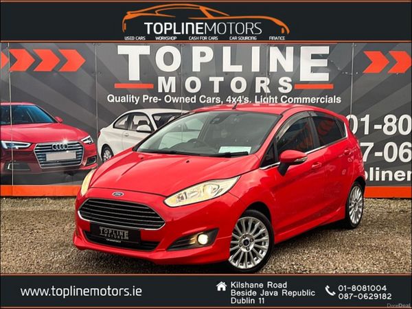 Ford Fiesta Hatchback, Petrol, 2014, Red