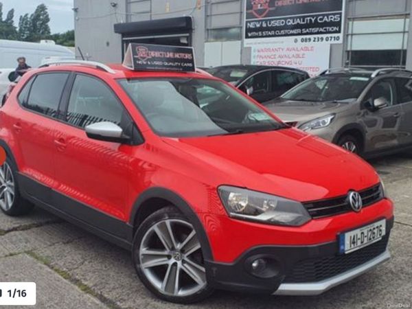 Volkswagen Polo Hatchback, Diesel, 2014, Red