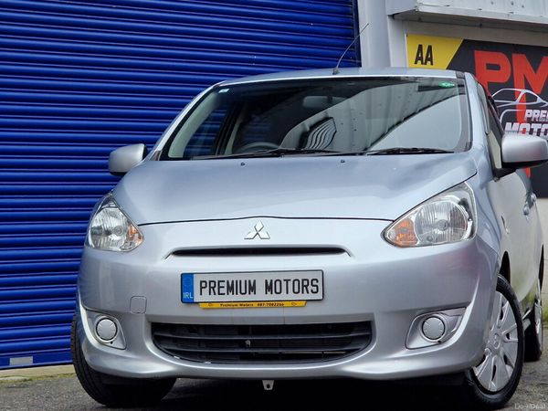 Mitsubishi Mirage Hatchback, Petrol, 2015, Silver