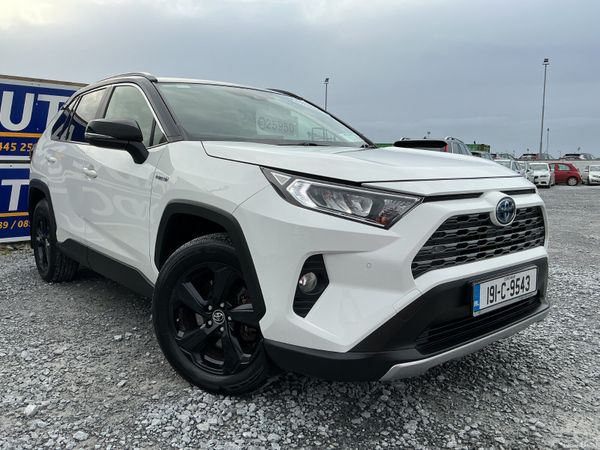 Toyota RAV4 SUV, Petrol Hybrid, 2019, White