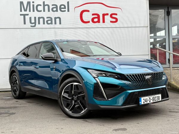 Peugeot 408 Hatchback, Petrol Plug-in Hybrid, 2024, Blue