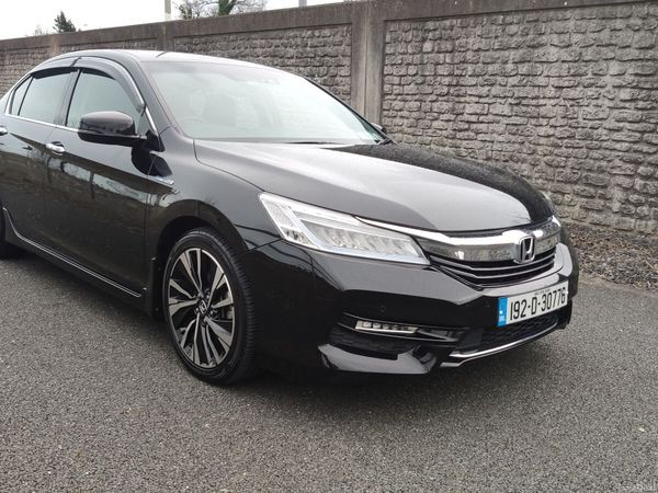 Honda Accord Saloon, Petrol Hybrid, 2019, Black