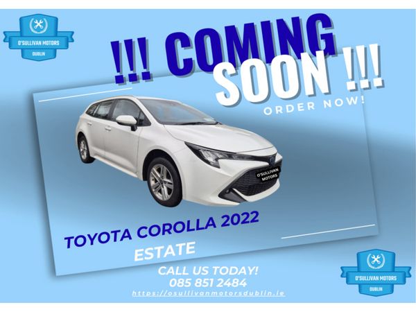 Toyota Corolla Estate, Petrol Hybrid, 2022, White