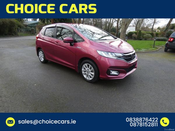 Honda Fit Hatchback, Petrol Hybrid, 2018, Red