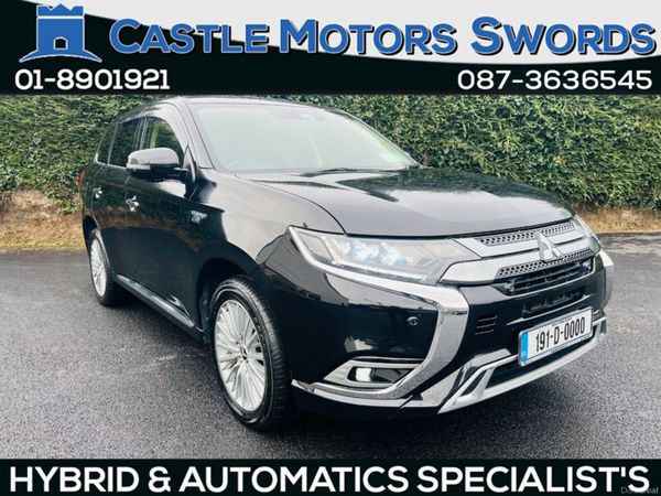 Mitsubishi Outlander SUV, Petrol Hybrid, 2019, Black
