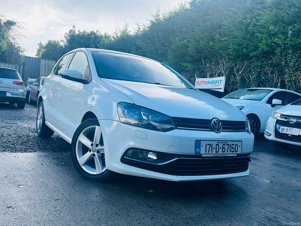 Volkswagen Polo Hatchback, Petrol, 2017, White