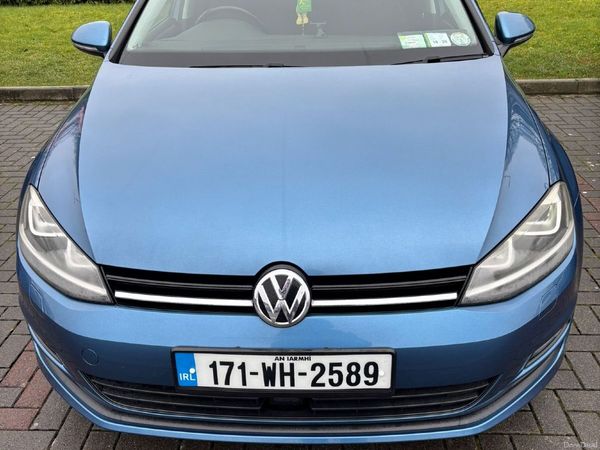 Volkswagen Golf Hatchback, Petrol, 2017, Blue