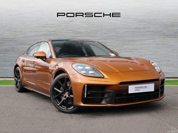 Porsche Panamera Hatchback, Petrol Plug-in Hybrid, 2024, Yellow