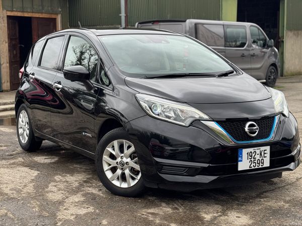 Nissan Note Hatchback, Petrol Hybrid, 2019, Black