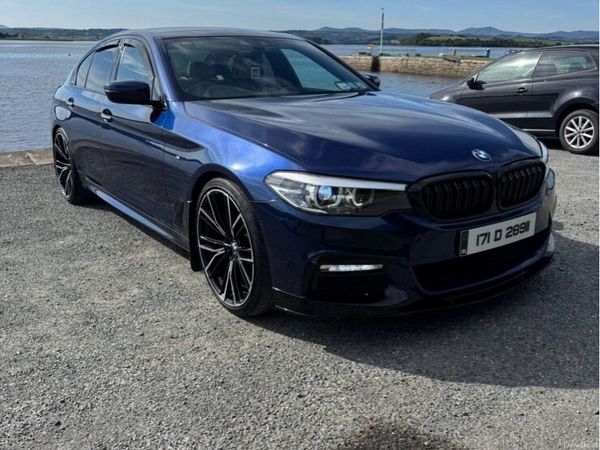 BMW 5-Series Saloon, Diesel, 2017, Blue
