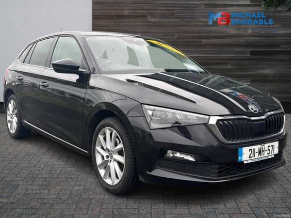 Skoda Scala Hatchback, Petrol, 2021, Black