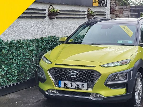 Hyundai KONA MPV, Petrol, 2018, Green