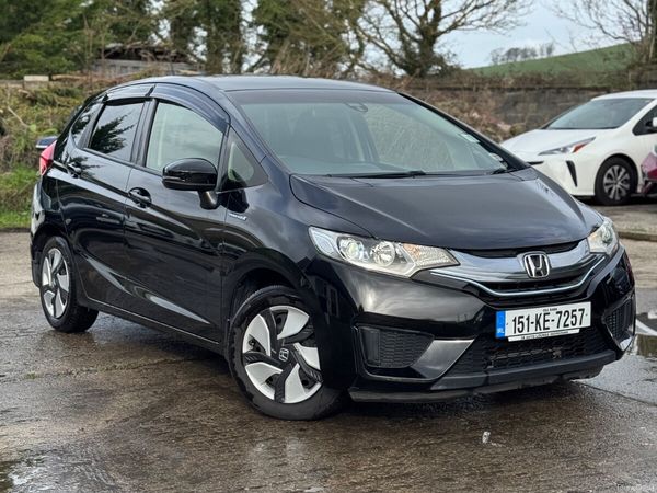 Honda Fit Hatchback, Petrol Hybrid, 2015, Black