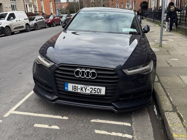 Audi A6 Saloon, Diesel, 2018, Blue