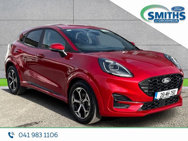 Ford Puma MPV, Petrol Hybrid, 2025, Red