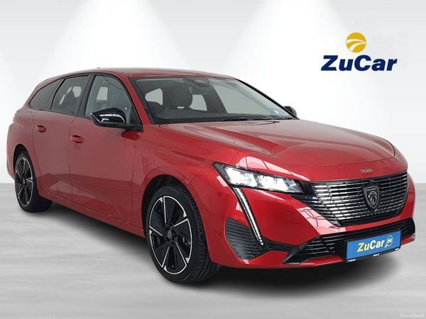 Peugeot 308 Estate, Electric, 2024, Red