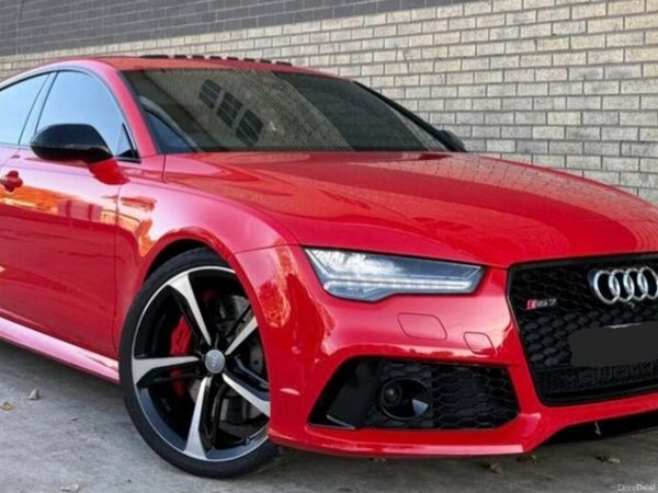 Audi RS7 Saloon, Petrol, 2017, Red