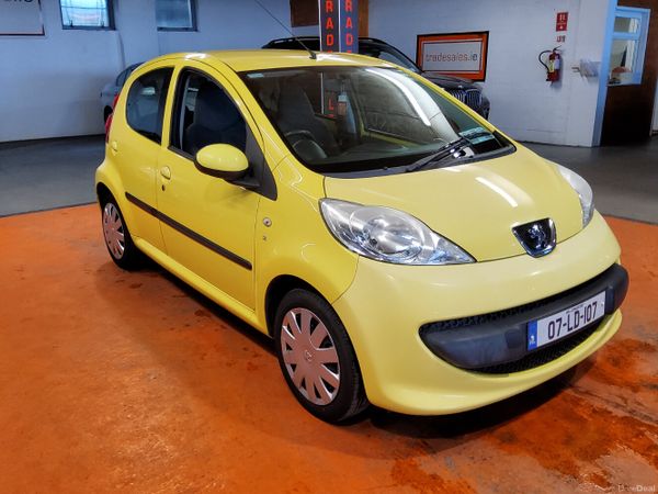 Peugeot 107 Hatchback, Petrol, 2007, Yellow