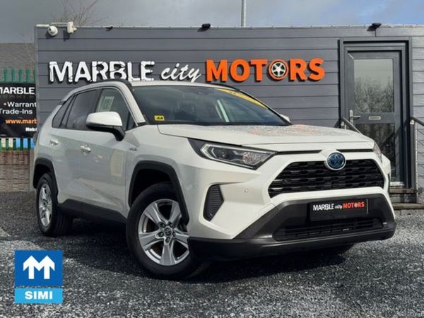 Toyota RAV4 SUV, Petrol Hybrid, 2019, White