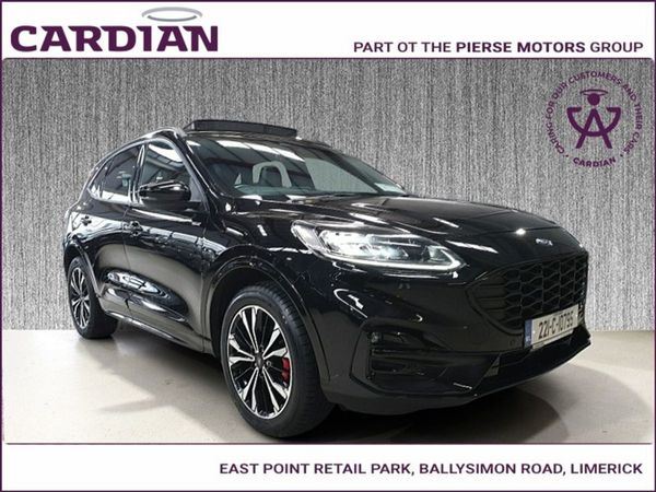 Ford Kuga SUV, Petrol Plug-in Hybrid, 2022, Black