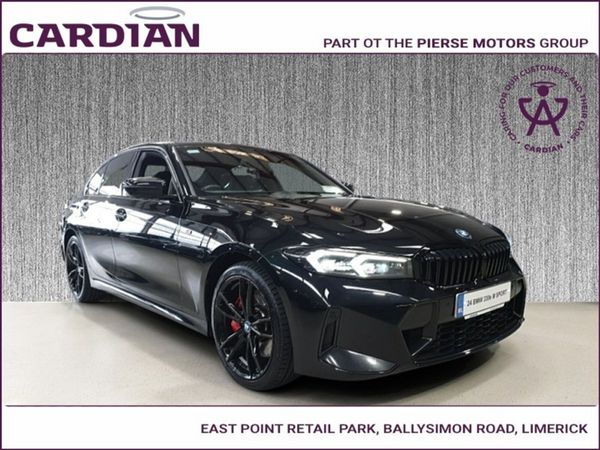 BMW 3-Series Saloon, Petrol Hybrid, 2024, Black