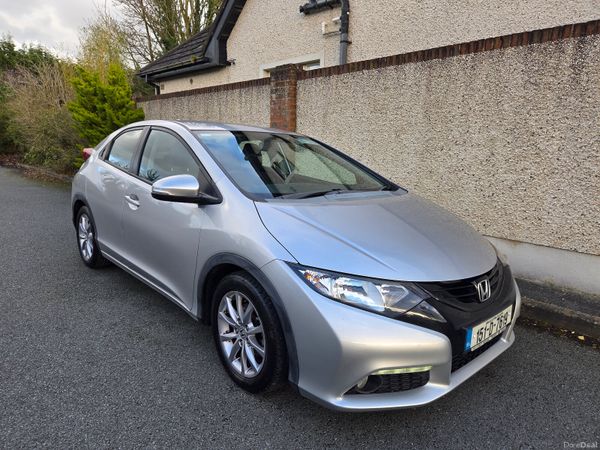 Honda Civic Hatchback, Petrol, 2015, Grey