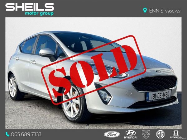 Ford Fiesta Hatchback, Petrol, 2018, Grey
