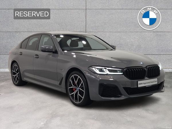 BMW 5-Series Saloon, Petrol Plug-in Hybrid, 2022, Grey