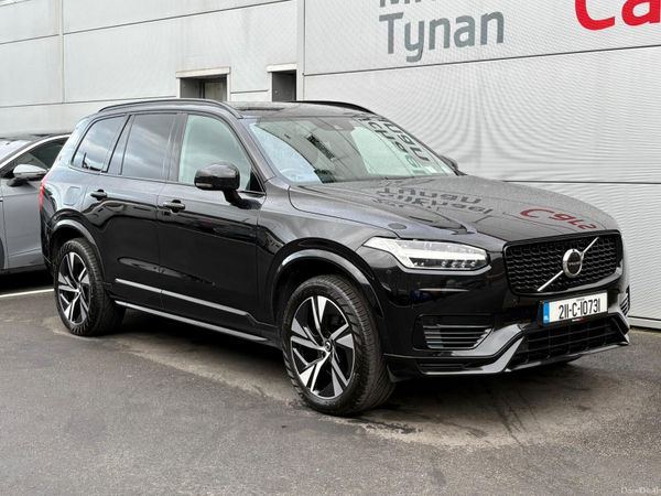 Volvo XC90 SUV, Petrol Plug-in Hybrid, 2021, Black