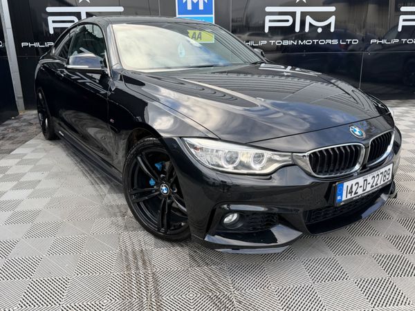 BMW 4-Series Coupe, Petrol, 2014, Black