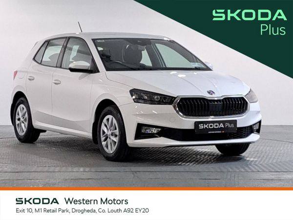 Skoda Fabia Hatchback, Petrol, 2024, White