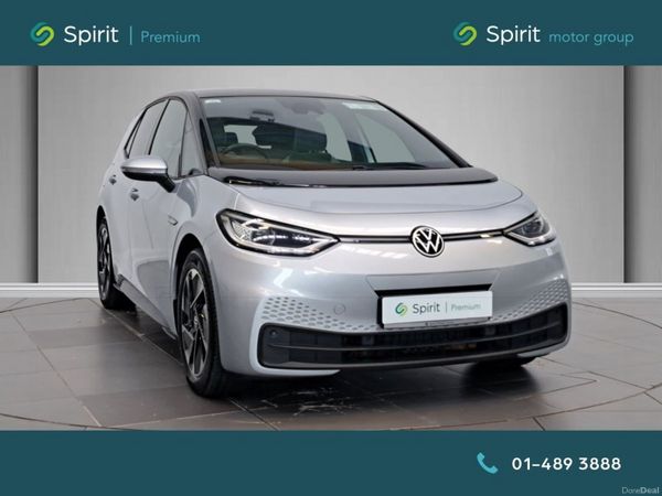 Volkswagen ID.3 Hatchback, Electric, 2021, Grey