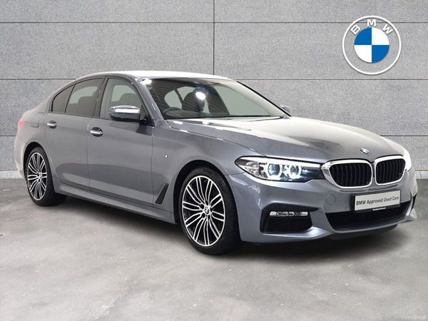 BMW 5-Series Saloon, Diesel, 2017, Blue