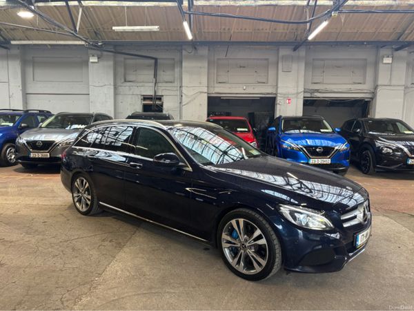 Mercedes-Benz C-Class Estate, Petrol Plug-in Hybrid, 2017, Blue