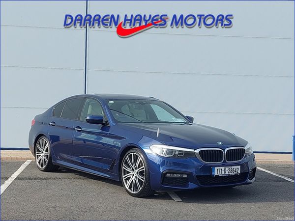 BMW 5-Series Saloon, Diesel, 2017, Blue
