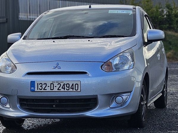 Mitsubishi Mirage Hatchback, Petrol, 2013, Silver