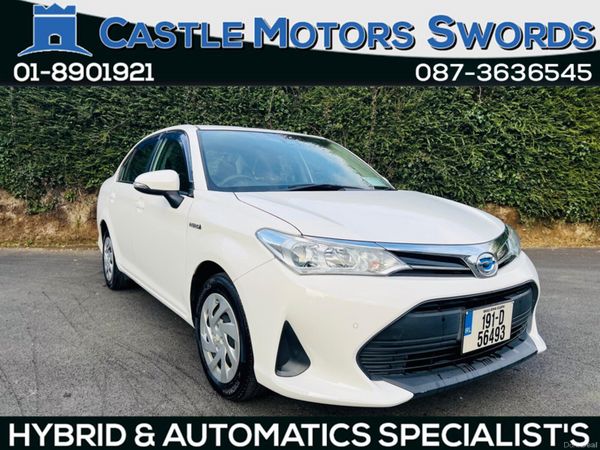 Toyota Corolla Saloon, Petrol Hybrid, 2019, White