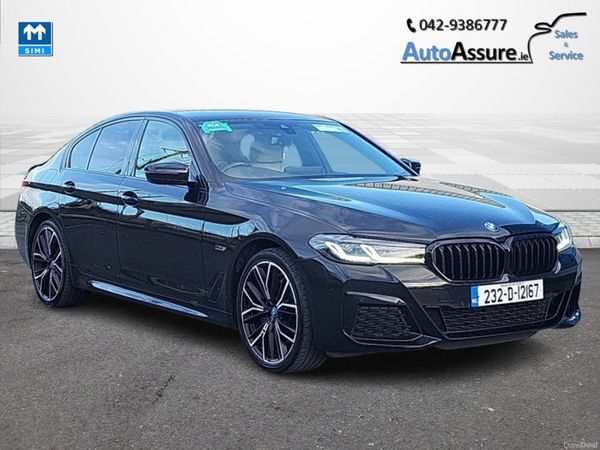BMW 5-Series Saloon, Petrol Plug-in Hybrid, 2023, Black