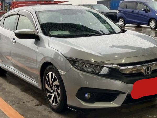 Honda Civic Saloon, Petrol, 2018, Silver