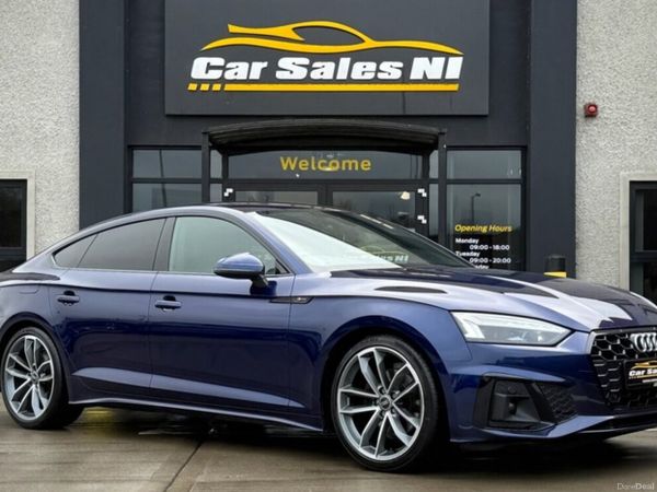 Audi A5 Hatchback, Diesel Hybrid, 2022, Blue