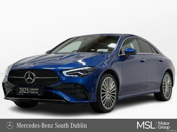 Mercedes-Benz CLA Coupe, Petrol Plug-in Hybrid, 2025, Blue